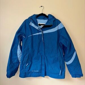 Columbia Blue Waterproof Winter Coat